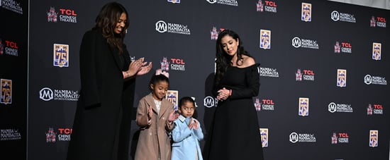 瓦妮莎和女儿们在科比的洛杉矶仪式上