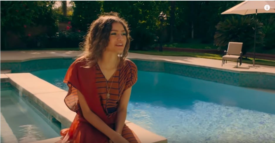 What's a California backyard without a pool? Zendaya has gone all out with a huge pool that includes a smaller side pool (maybe a hot tub?) and some chairs under an umbrella to soak up the sunny SoCal days.