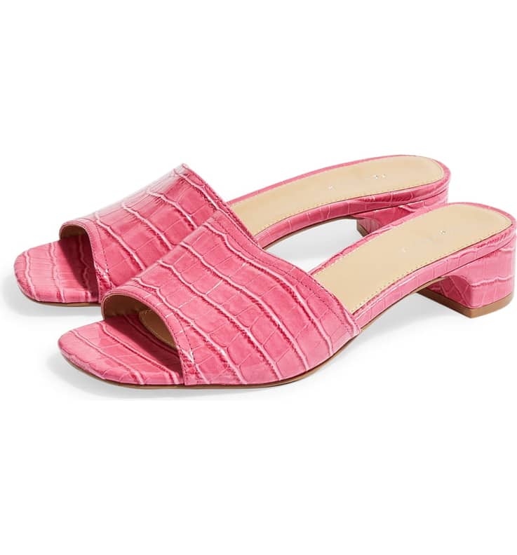 Topshop dina slide sandal clearance