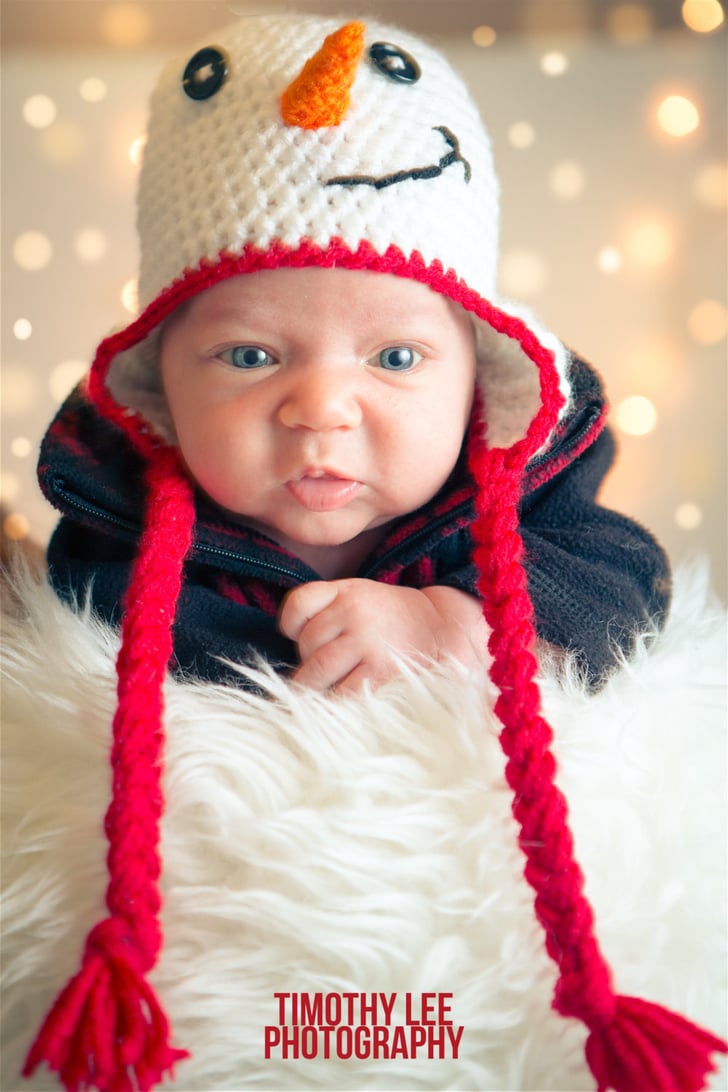 Snowman beanie with flaps  crocheted christmas outfits for babies Snowman beanie with flaps  crocheted christmas outfits for babies