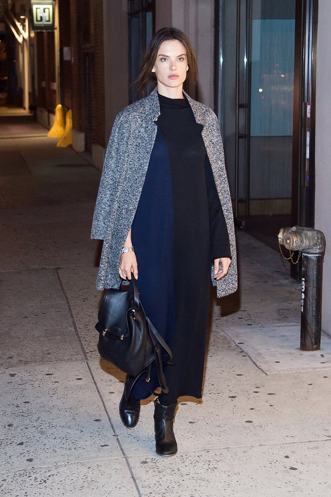 Alessandra Ambrosio's Chic Winter Street Style