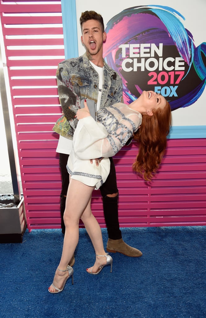 August 2017: Travis Supports Madelaine at the Teen Choice Awards