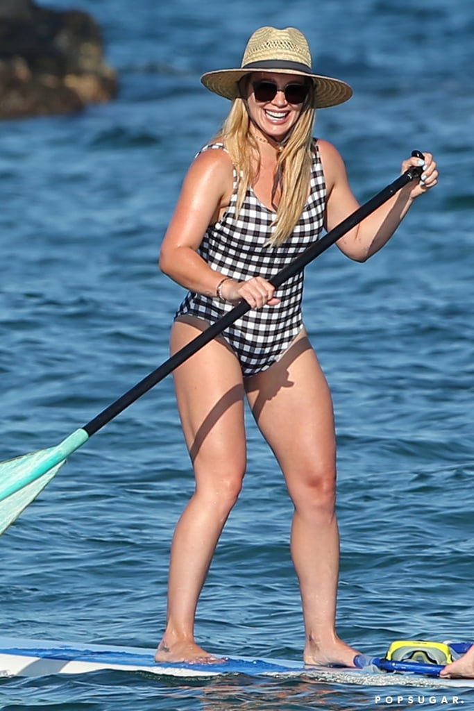 Hilary Duff on the Beach in Hawaii August 2017