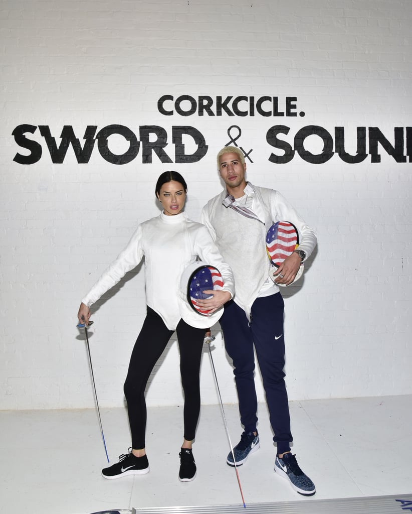 Adriana Lima Fencing Pictures December 2016