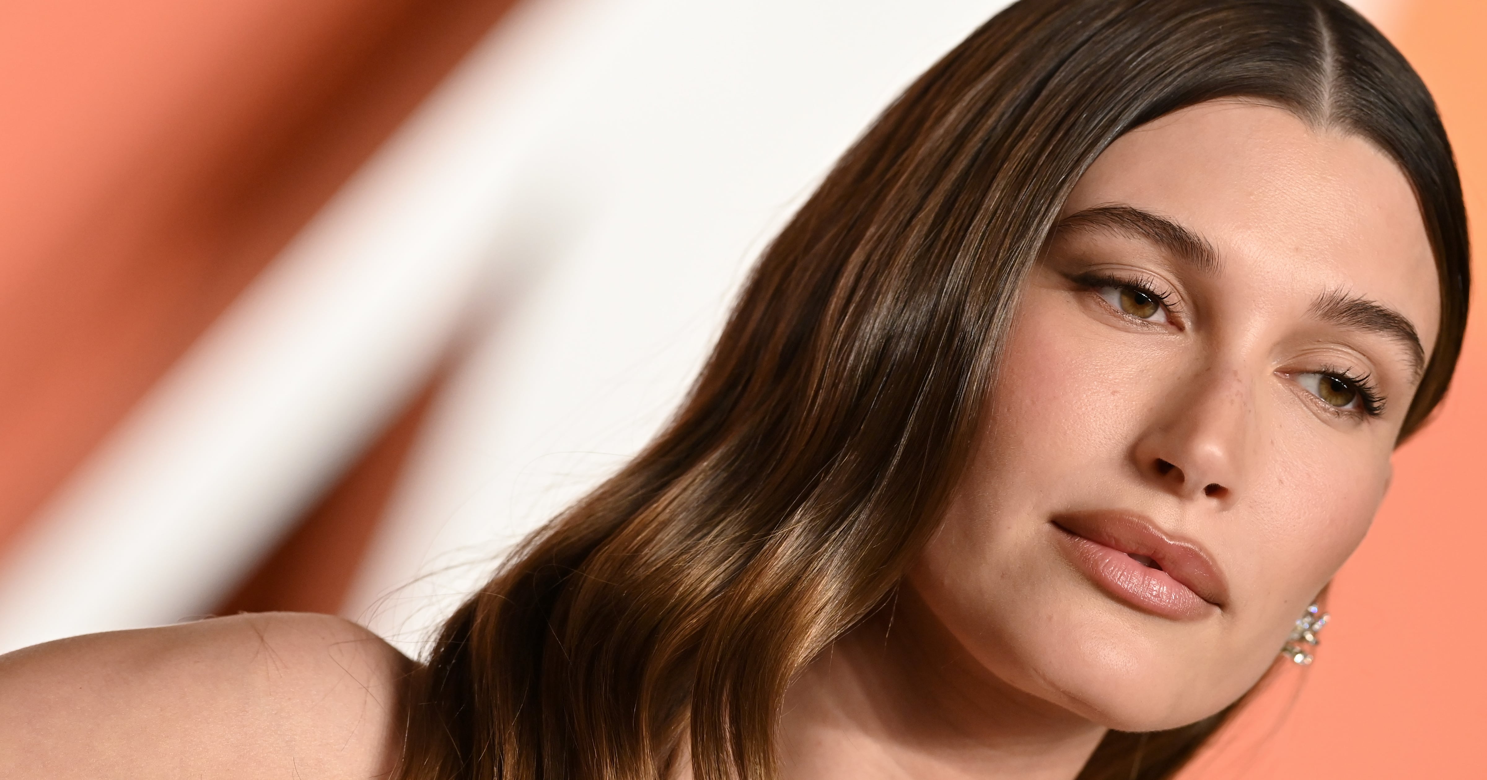 Hailey Bieber’s Lava Nails Are Hotter Than the Desert Sun
