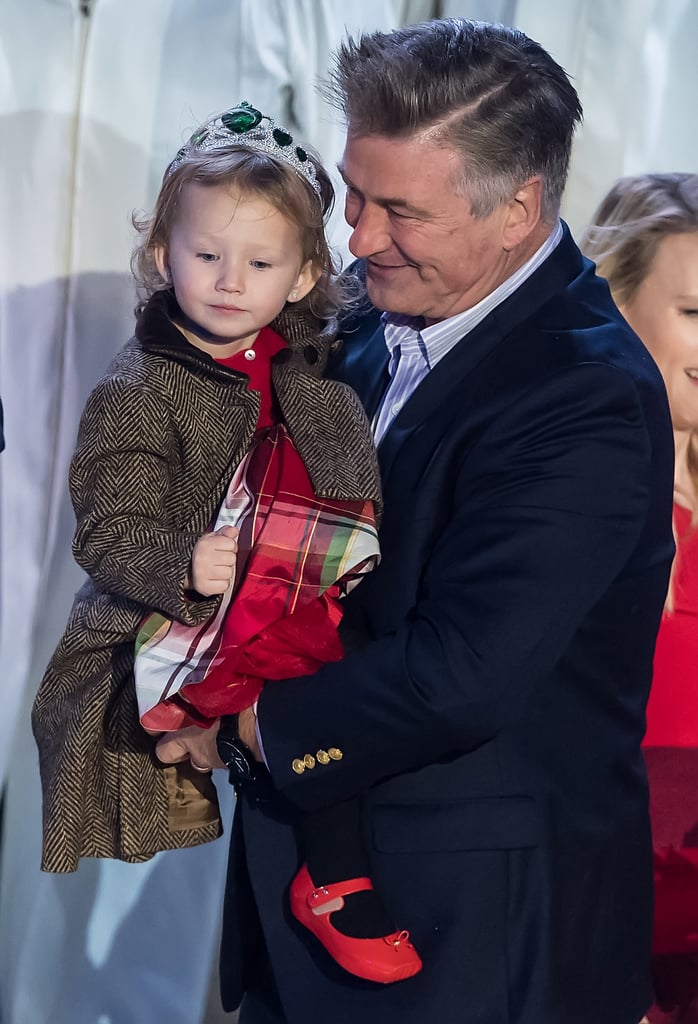Alec Baldwin's Daughter at NYC Christmas Tree Lighting 2016