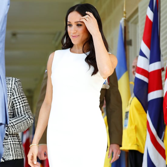 Meghan Markle Wears Princess Diana Earrings and Bracelet | POPSUGAR Fashion