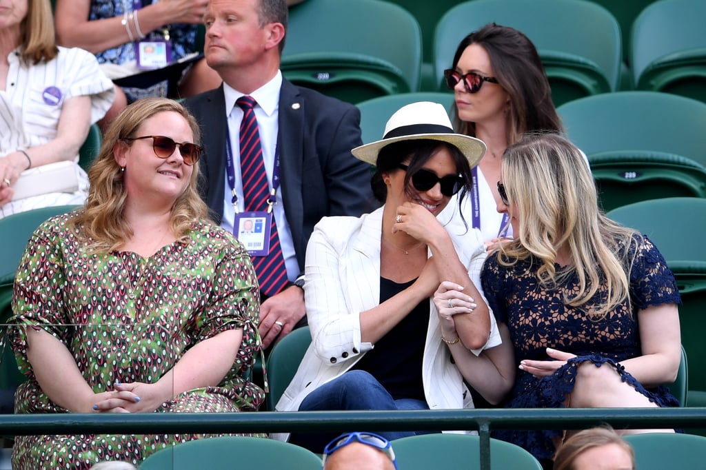 Meghan Markle 2019 Wimbledon Striped Blazer Dupes