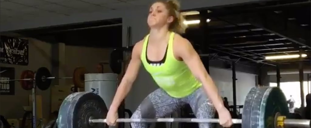 Woman Drops Weight and Shatters Glass