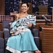 Halsey Wore an Overlapping Max Dress on The Tonight Show