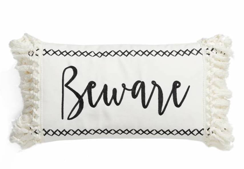 Levtex Beware Accent Pillow