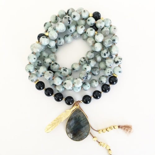 Malas In Bloom Peaceful Warrior Mala