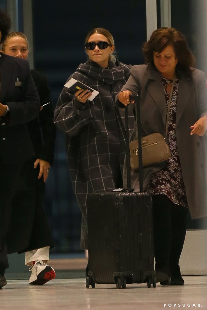 Mary-Kate and Ashley Olsen at JFK Airport