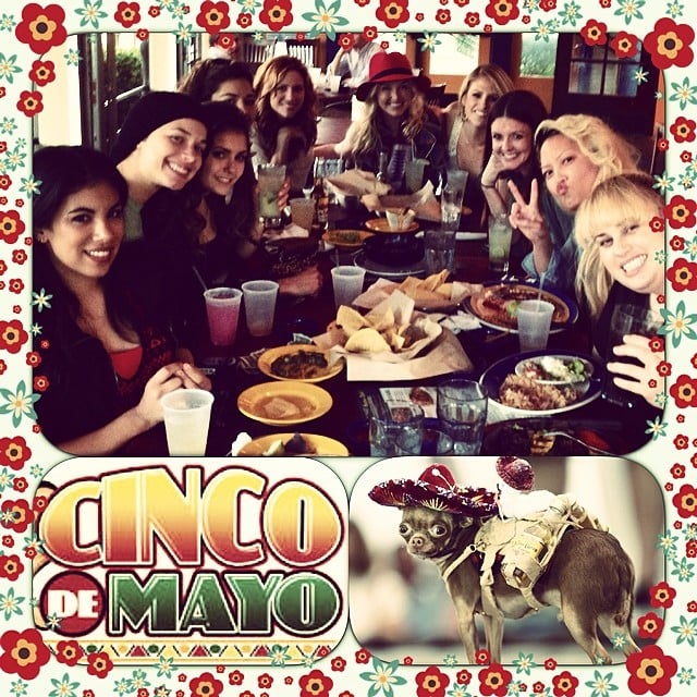 Don't you wish you could have celebrated Cinco de Mayo with the cast of Pitch Perfect 2?
Source: Instagram user hanamaelee