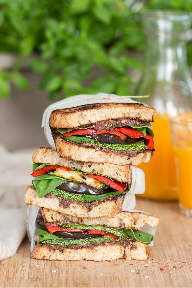 Mediterranean Vegan Sandwich