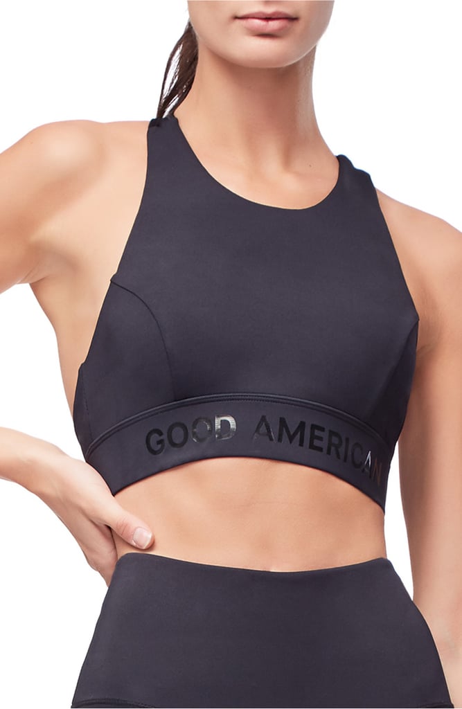 Good American Reflective Sports Bra
