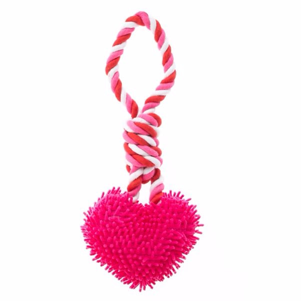 Top Paw Valentine's Heart Rope Dog Toy ($10)