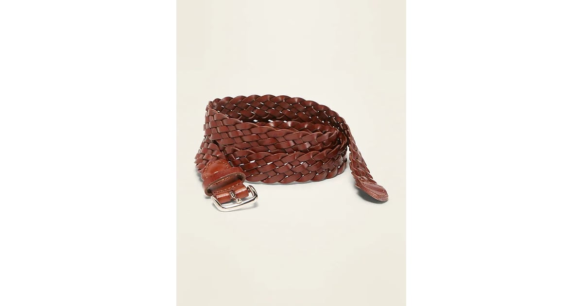 Braided Faux-Leather Belt For Women (1)