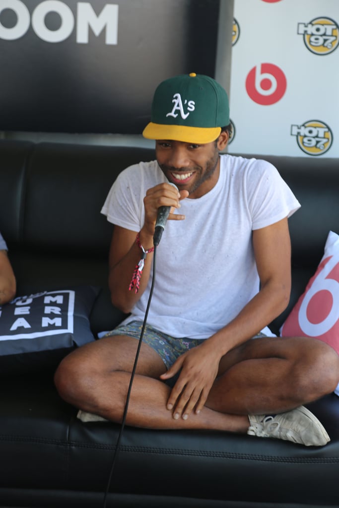 When He Sat Cross-Legged During an Interview