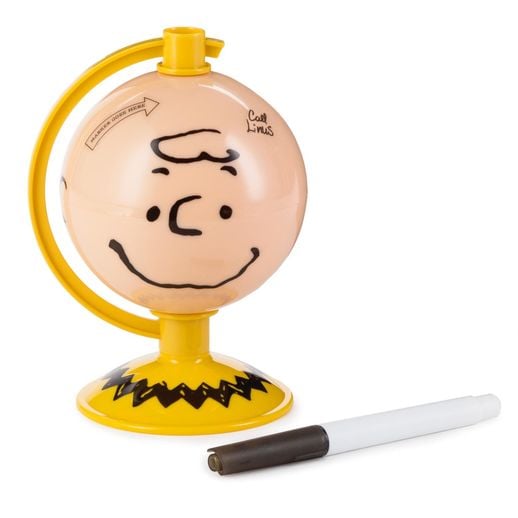 Peanuts Charlie Brown DryErase Memo Globe Peanuts and Charlie Brown