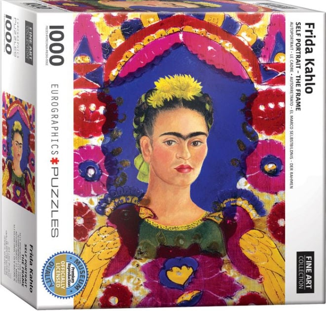 Frida Kahlo Self Portrait The Frame 1000 Piece Puzzle