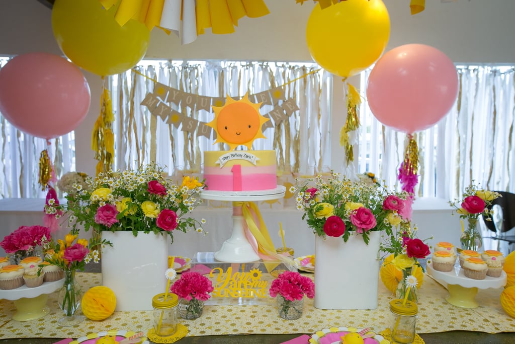 "You Are My Sunshine" Kid's Birthday Party