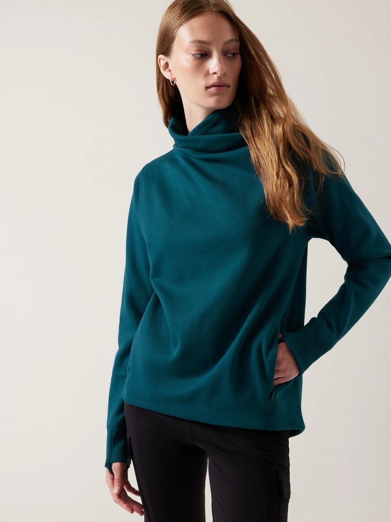 Cozy Karma Twist Neck Sweatshirt