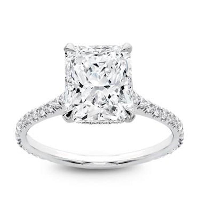 Adiamor French Cut Basket Setting Diamonds