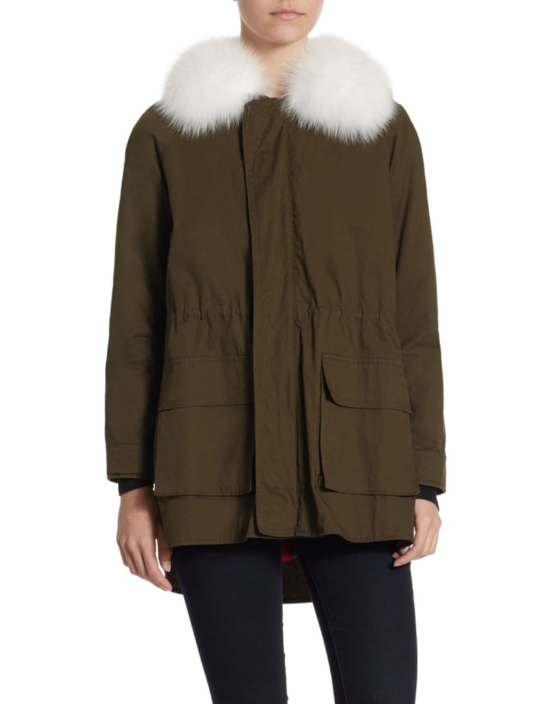 Julia & Stella Mink & Fox Fur Parka