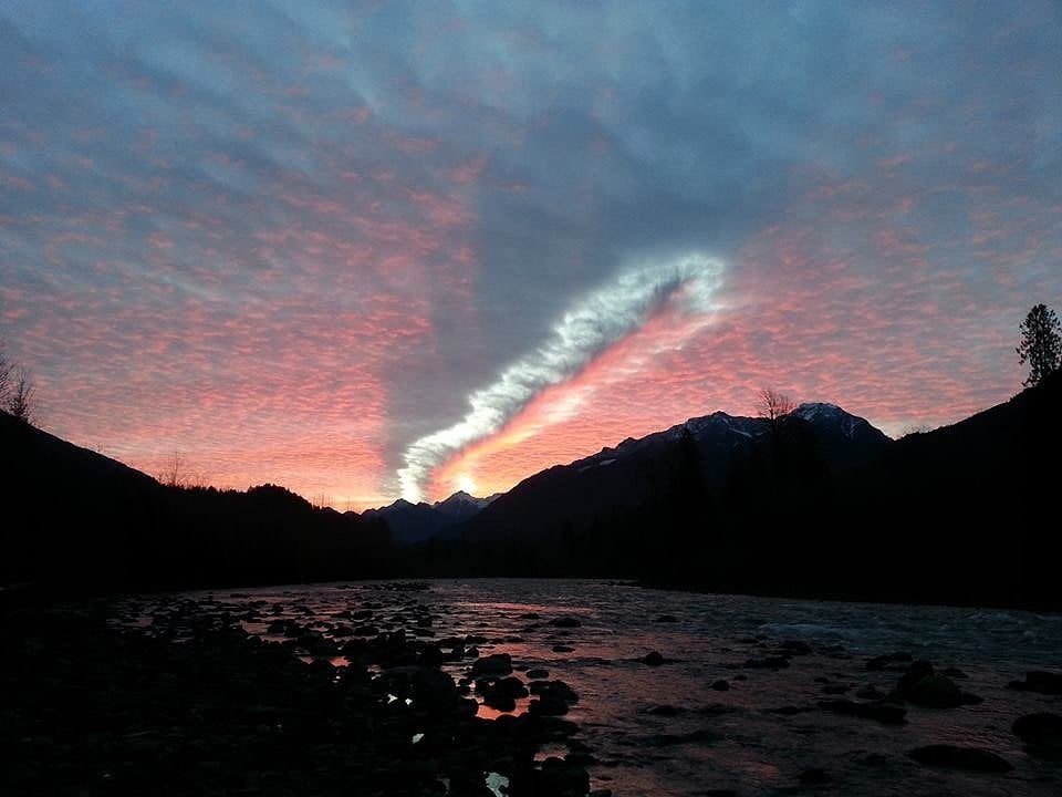 British Columbians were in shock when the cloud appeared for a second day.