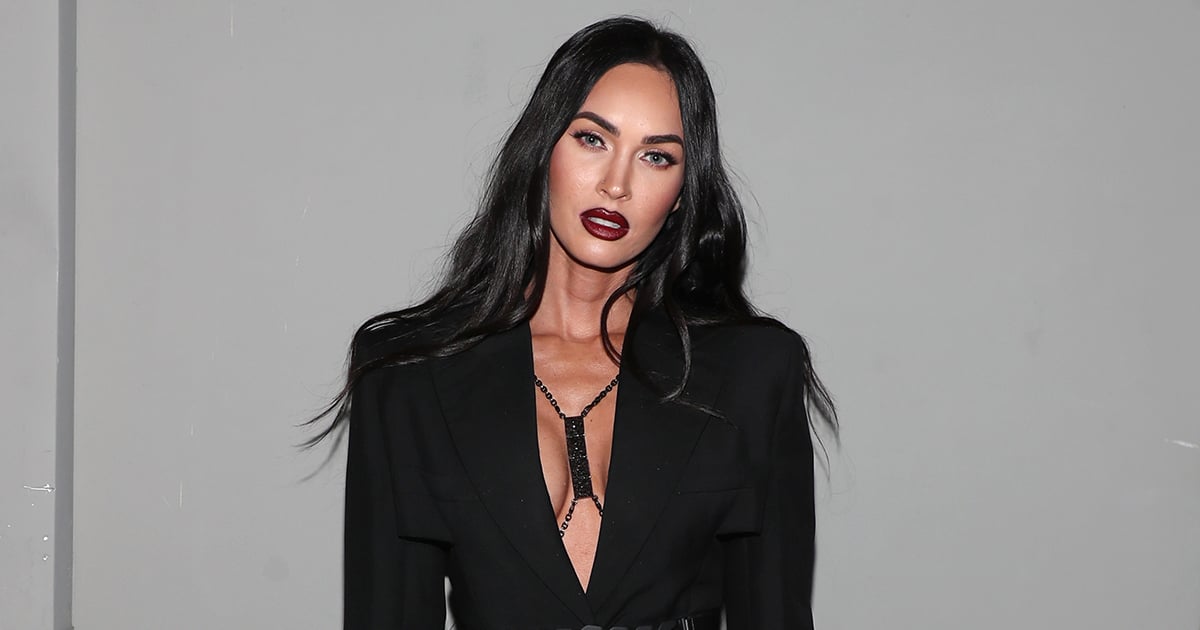 Megan Fox's Cropped Cardigan Is Practically a Bra Top thumbnail