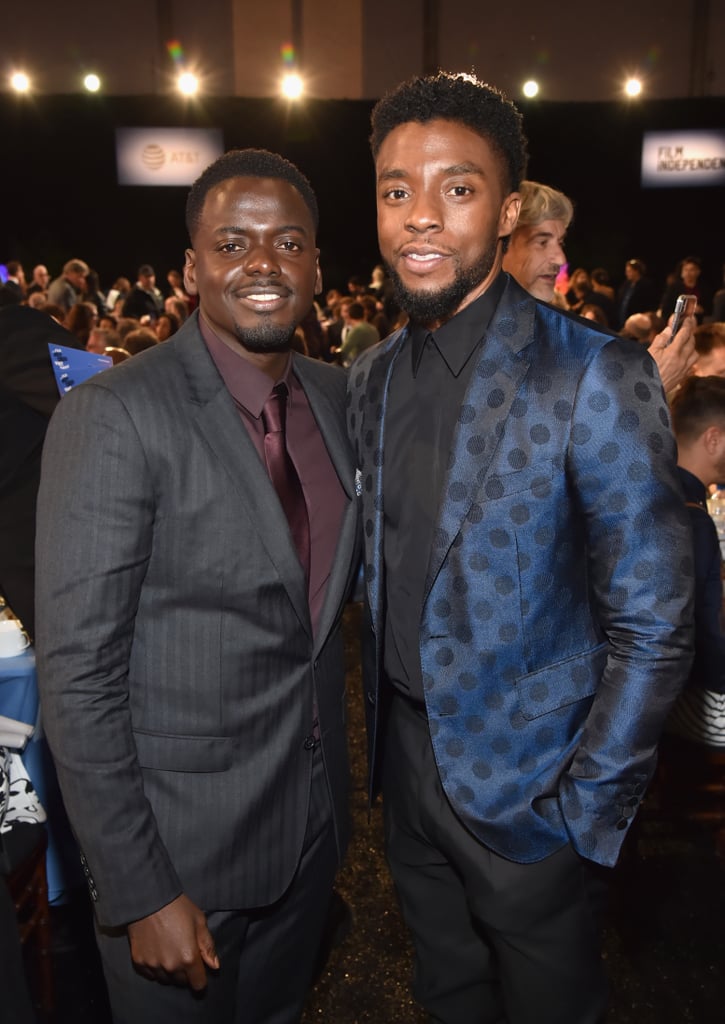 Pictured: Daniel Kaluuya and Chadwick Boseman