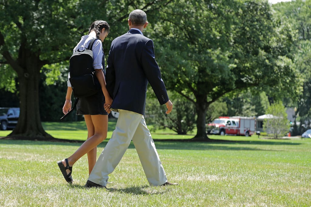 Barack Obama Cute Moments With Sasha and Malia