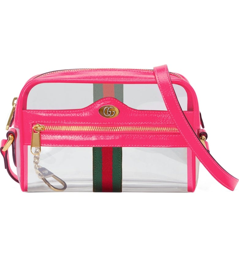 gucci mini ophidia transparent convertible bag