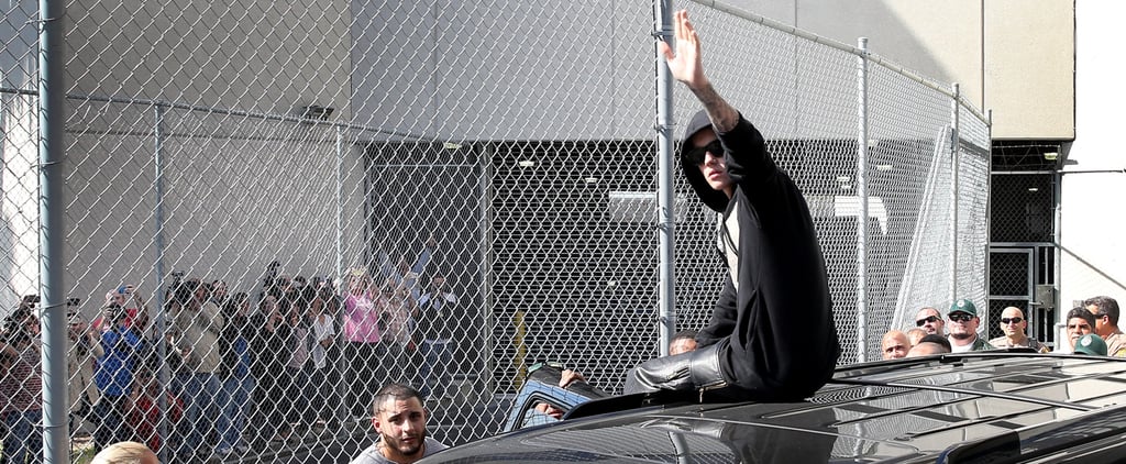 Justin Bieber Leaving Jail in Miami