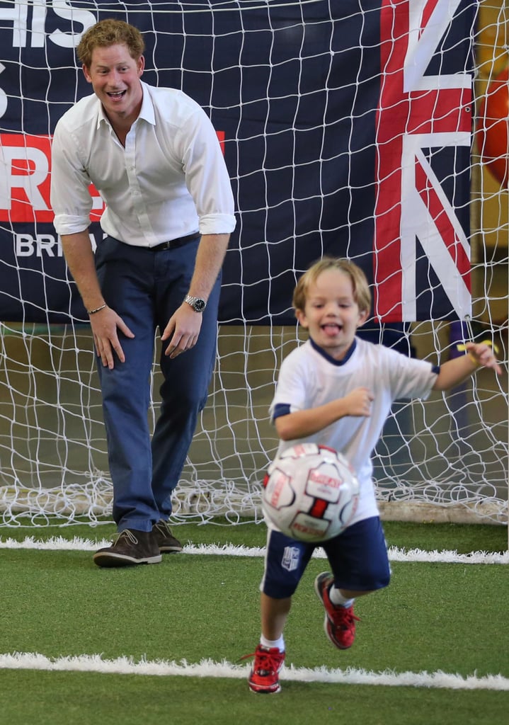 Prince Harry at the World Cup in Brazil