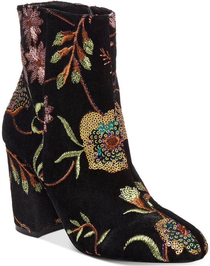 Steven by Steve Madden Embroidered Booties