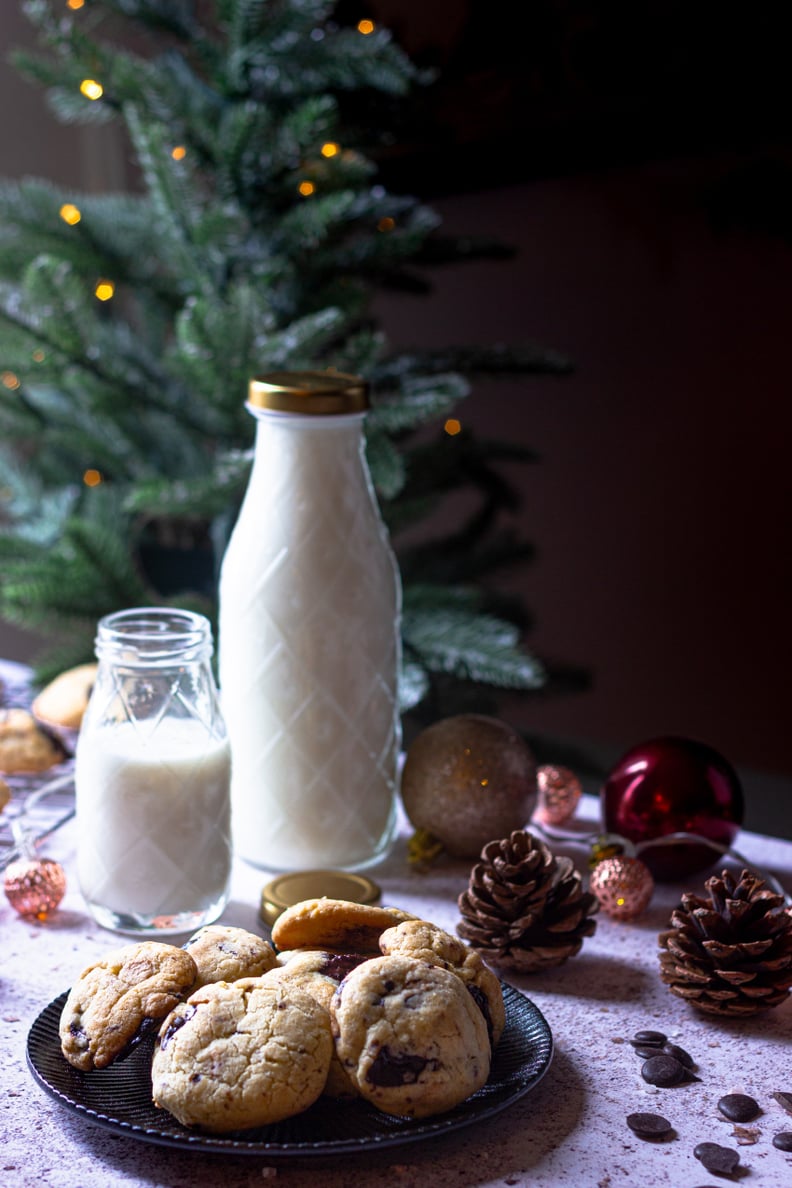 iPhone圣诞壁纸:牛奶和饼干