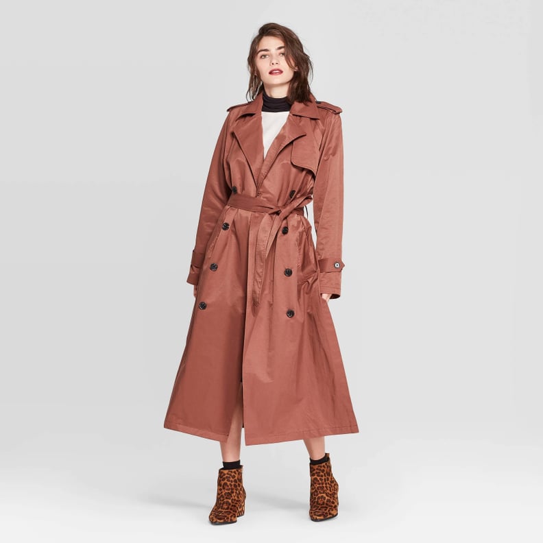 A New Day Long Sleeve Banded Cuff Trench Coat