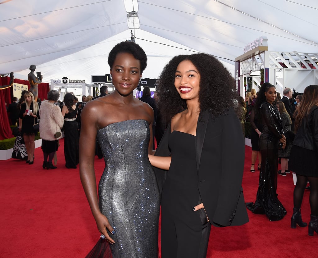 Pictured: Lupita Nyong'o and Yara Shahidi