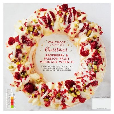 Raspberry Meringue Wreath