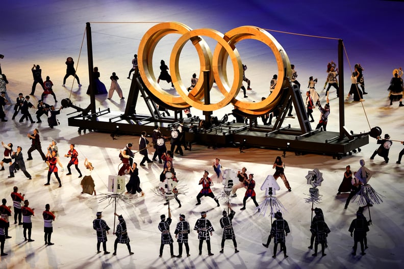 2021 Olympics Opening Ceremony: The Olympic Rings Are Formed
