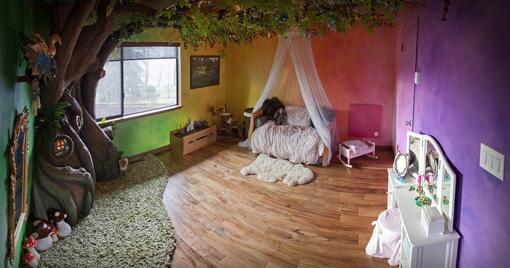 The renovation included new hardwood floors.