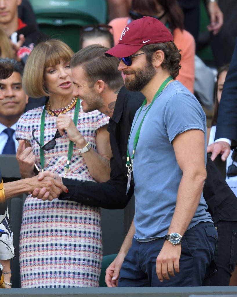 Bradley Cooper and Irina Shayk at Wimbledon 2016