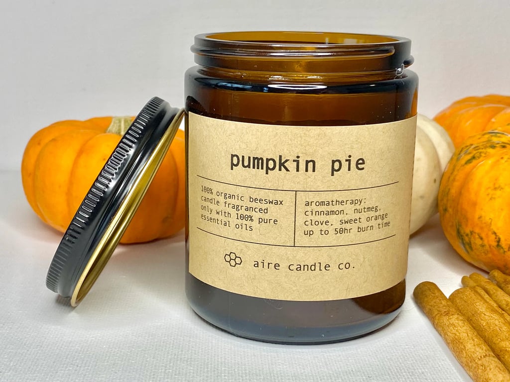 To Your Favourite Pie: Pumpkin Pie Candle