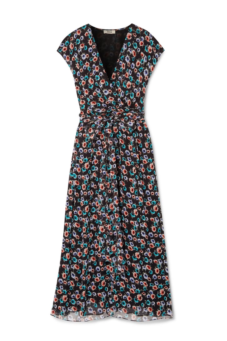 Jason Wu Belted Wrap-Effect Floral-Print Silk-Georgette Midi Dress ...
