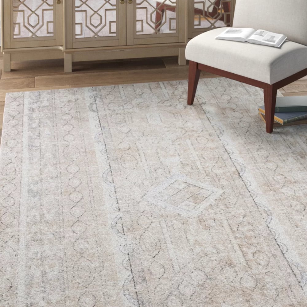 A Sophisticated Area Rug: Camberley Striped Tan Area Rug