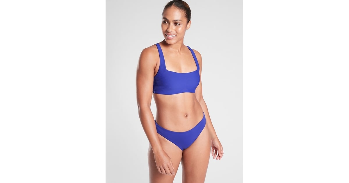 Athleta Bra Cup Square Neck Bikini Top | The Best Bathing Suits 