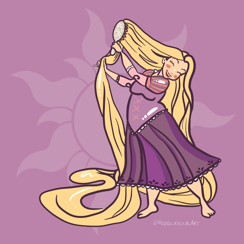 Curvy Rapunzel Best Disney Princess Fan Art Popsugar Love And Sex