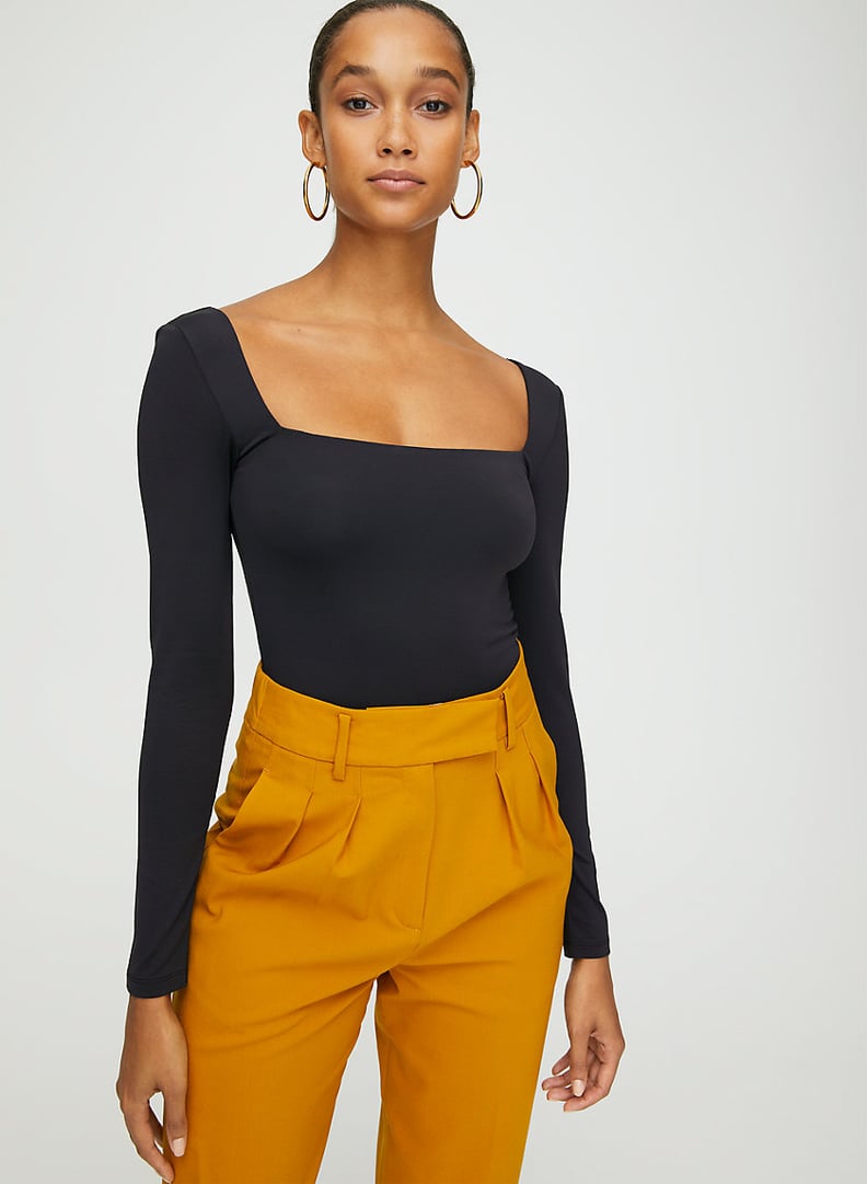 Aritzia Babaton Contour Long-Sleeved Bodysuit